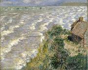 Claude Monet Rising Tide at Pourville (Maree montantea Pourville) oil painting on canvas